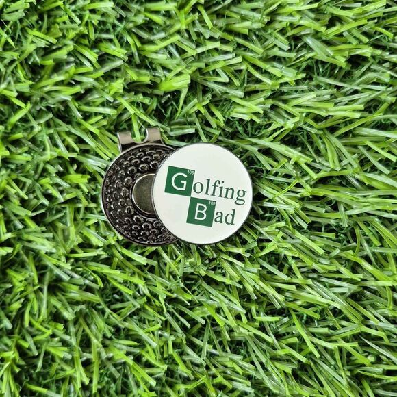 'Golfing Bad' Magnetic Ball Marker - New - Picture 4 of 4